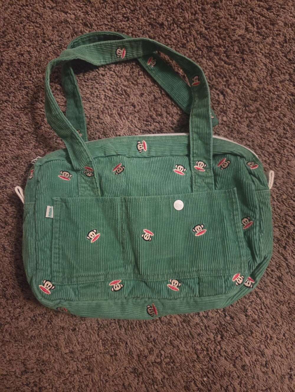 Y2k/vintage Paul Frank Julius The Monkey Embroidered Vtg Tote Bag (Small) - Picture 2 of 10